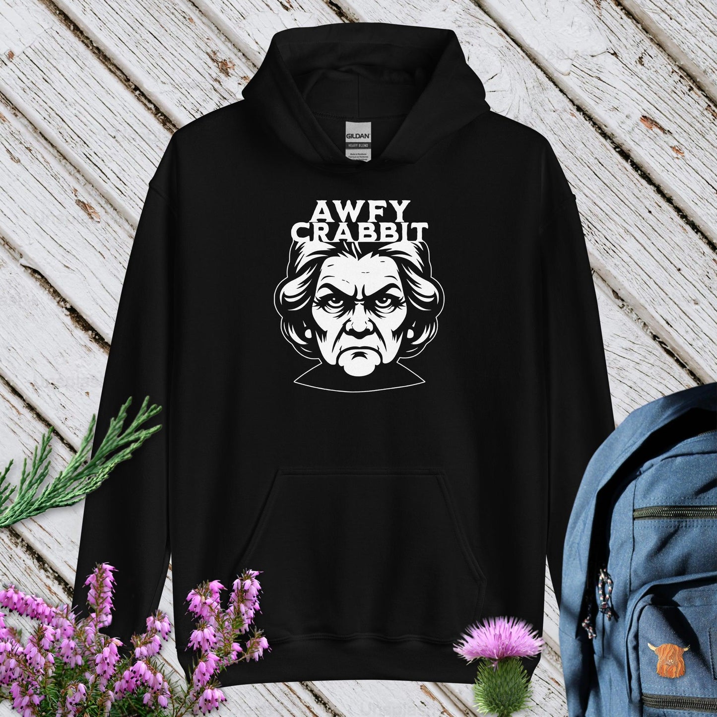 Awfy Crabbit Unisex Hoodie