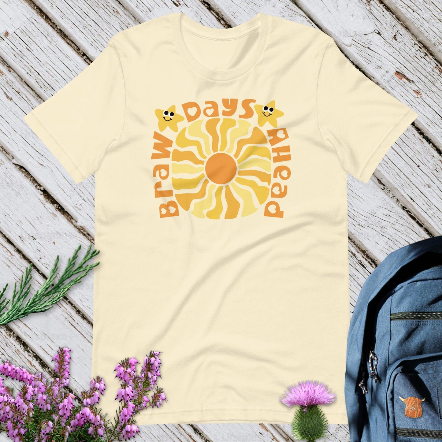 Braw Days Ahead Sun Unisex T-Shirt