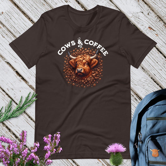 Cows And Coffee Unisex Tee