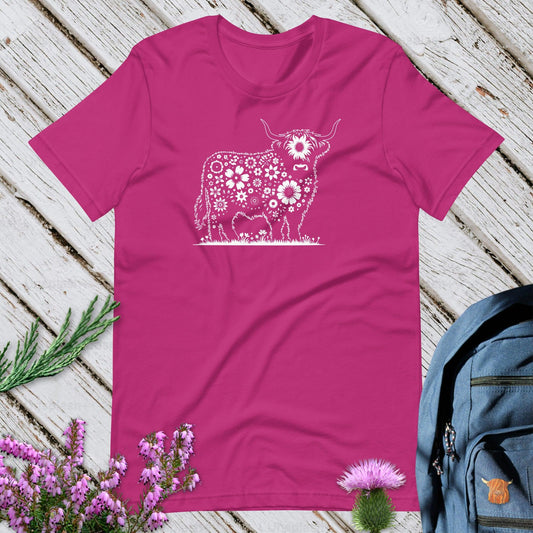 Flower Cow Unisex Tee