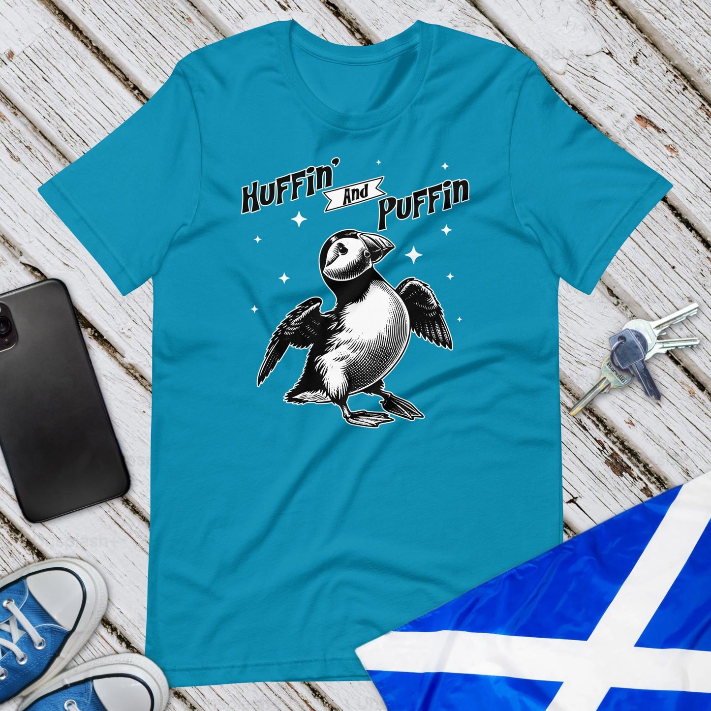 Huffin And Puffin Unisex Tee