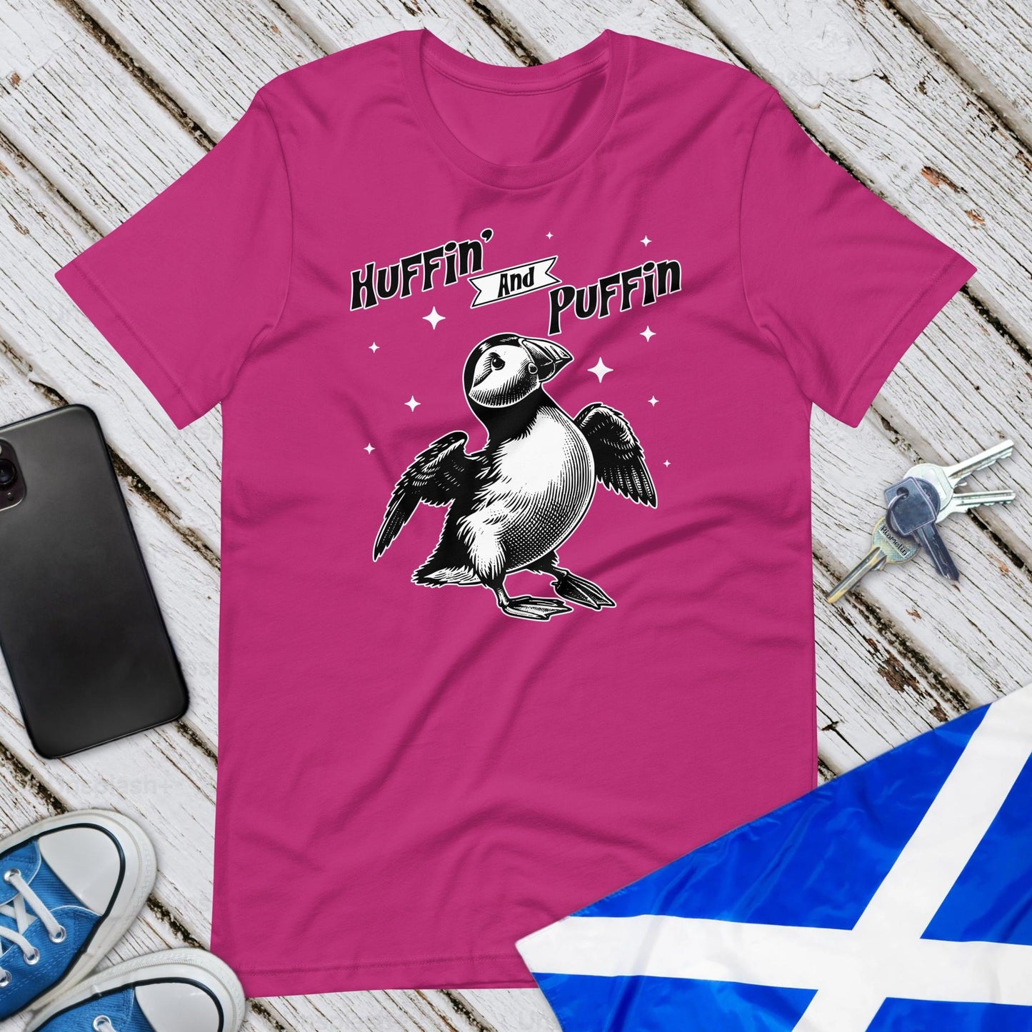 Huffin And Puffin Unisex Tee