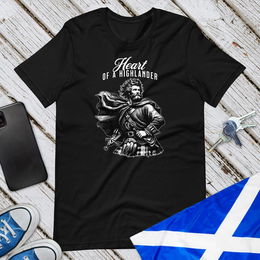 Heart Of A Highlander Unisex Tee