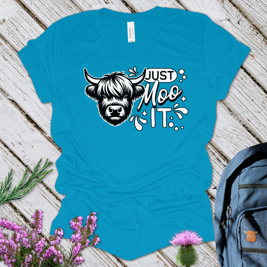 Just Moo It Unisex Tee