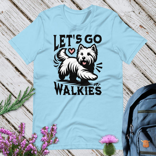 Let's Go Walkies Unisex Tee