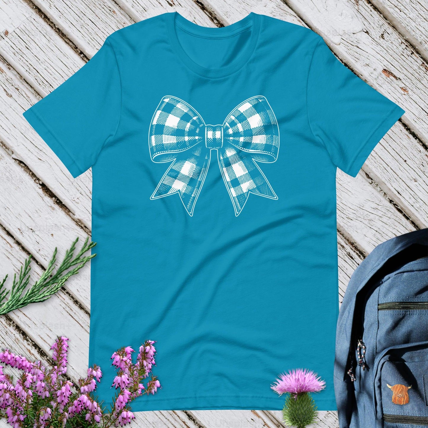 Tartan Bow Unisex Tee