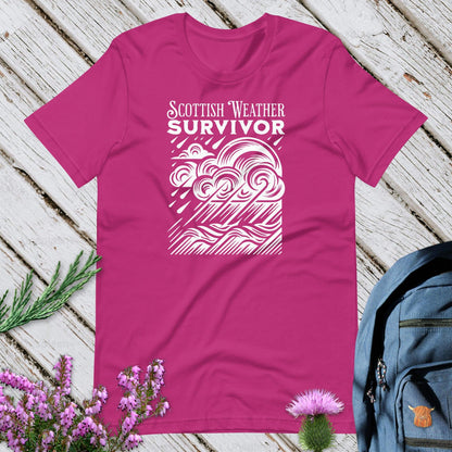 Scottish Weather Survivor Unisex Tee