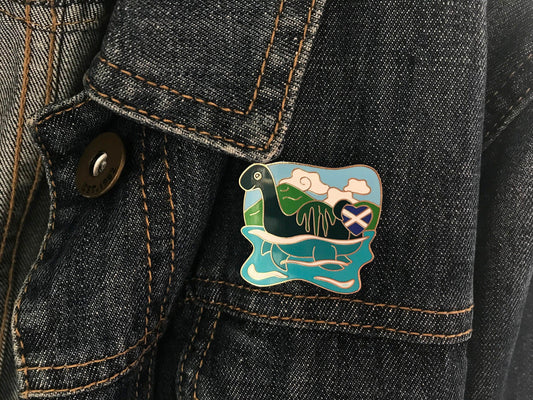 Nessie the Loch Ness Monster Enamel Pin